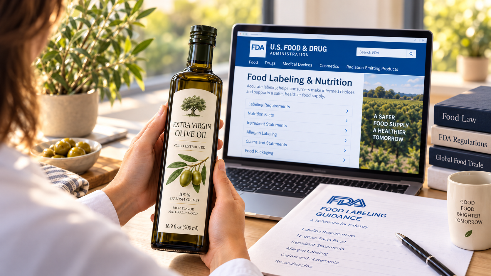Normativa de etiquetado FDA para alimentos